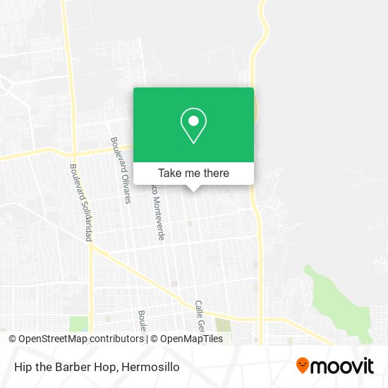 Mapa de Hip the Barber Hop
