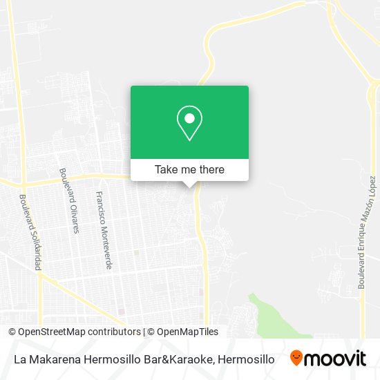 La Makarena Hermosillo Bar&Karaoke map