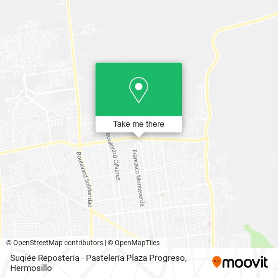 Mapa de Suqiée Repostería - Pastelería Plaza Progreso