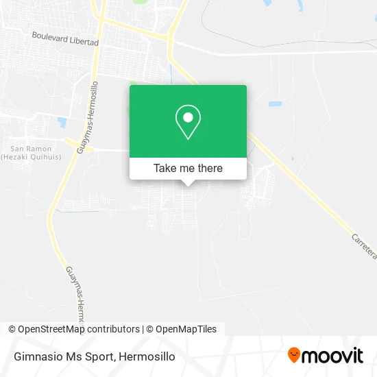 Gimnasio Ms Sport map
