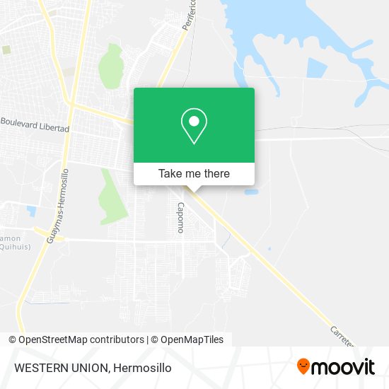 Mapa de WESTERN UNION