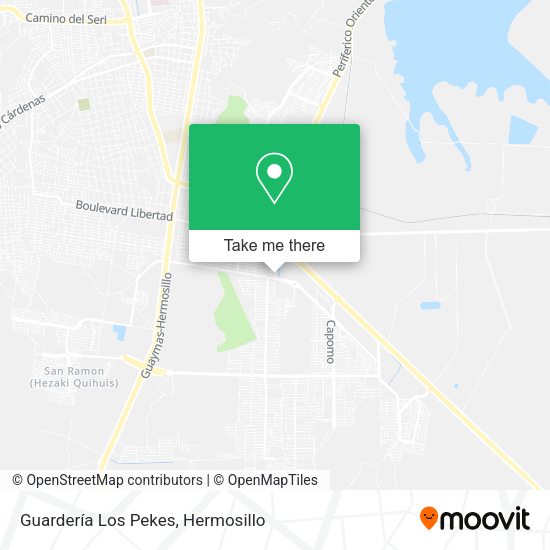 Guardería Los Pekes map