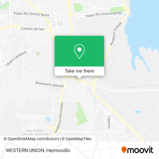 Mapa de WESTERN UNION