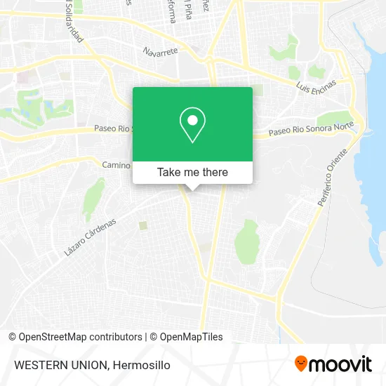 WESTERN UNION map