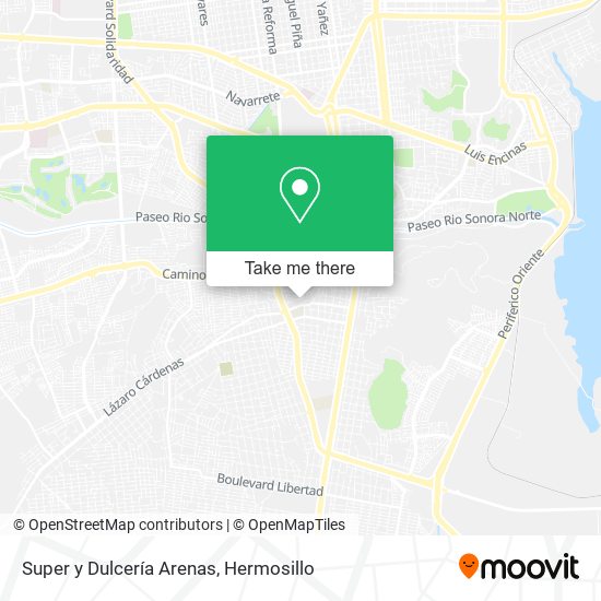 Super y Dulcería Arenas map
