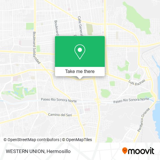 Mapa de WESTERN UNION