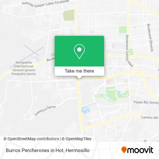 Burros Percherones in Hot map
