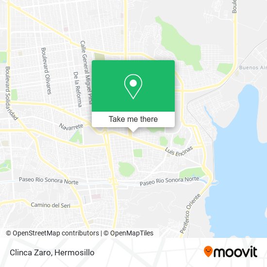 Mapa de Clinca Zaro