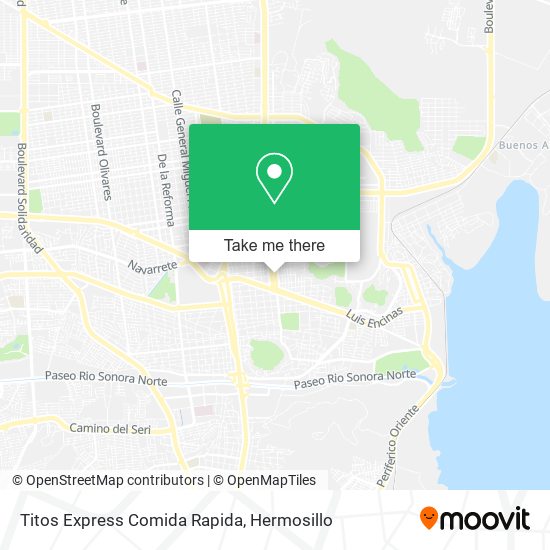 Titos Express Comida Rapida map