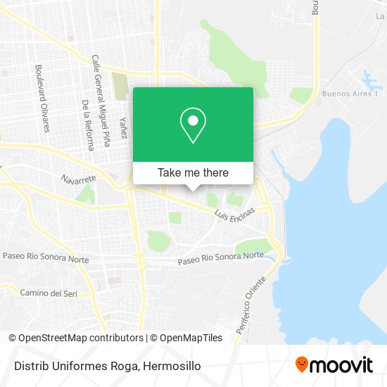 Mapa de Distrib Uniformes Roga