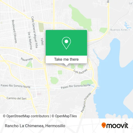 Rancho La Chimenea map