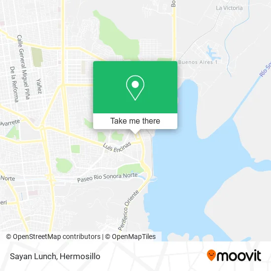 Mapa de Sayan Lunch