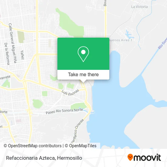 Refaccionaria Azteca map