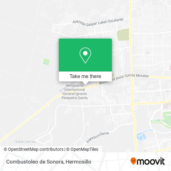 Combustoleo de Sonora map