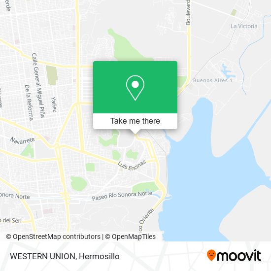 Mapa de WESTERN UNION