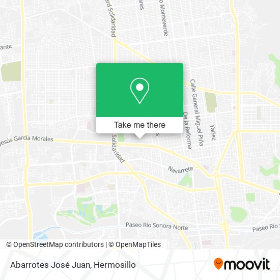 Abarrotes José Juan map