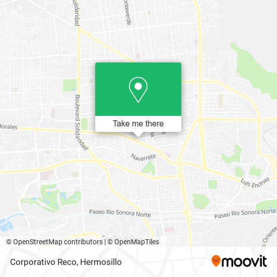 Mapa de Corporativo Reco