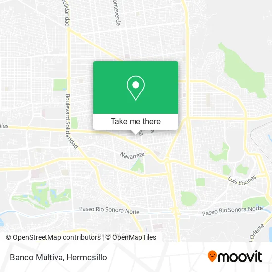 Mapa de Banco Multiva