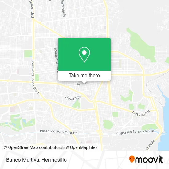 Banco Multiva map