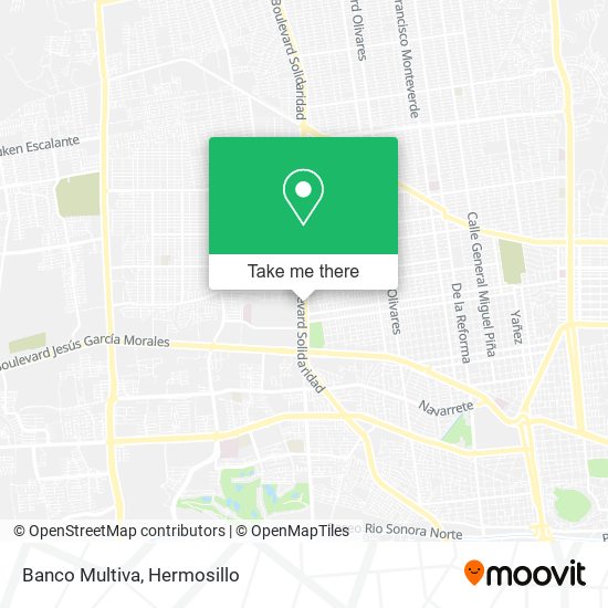 Mapa de Banco Multiva