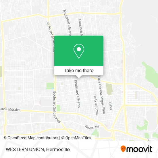 WESTERN UNION map