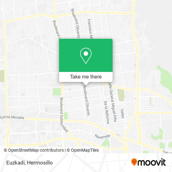 Mapa de Euzkadi