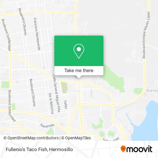 Fullenio's Taco Fish map