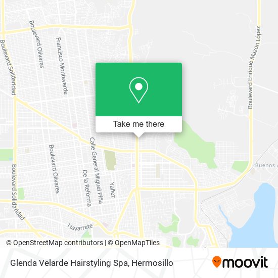 Glenda Velarde Hairstyling Spa map