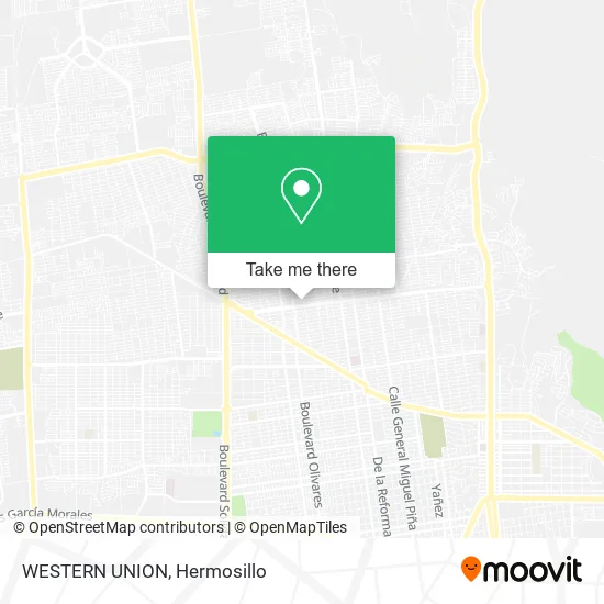 WESTERN UNION map