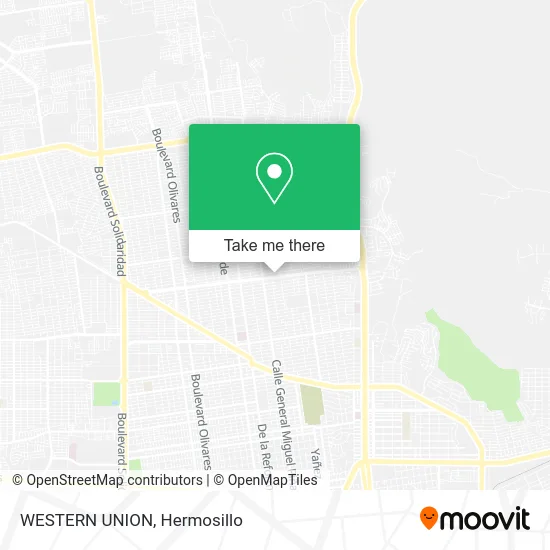 WESTERN UNION map
