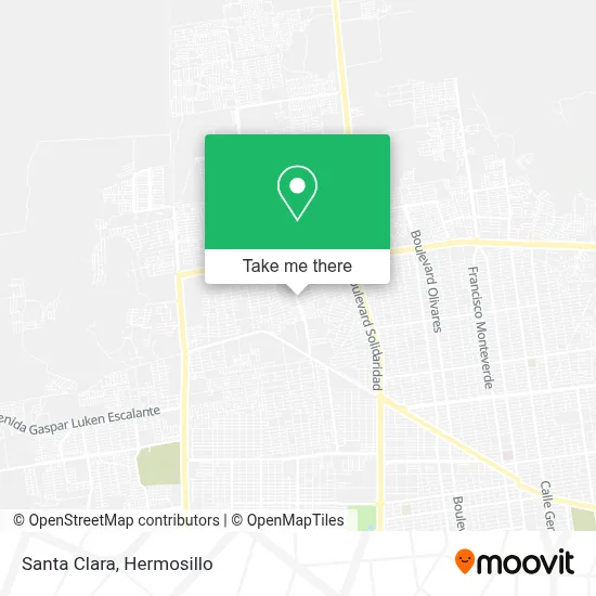 Santa Clara map