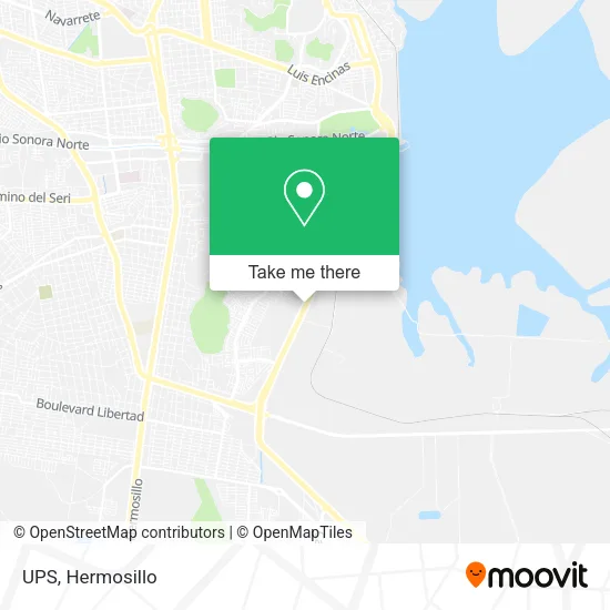 UPS map