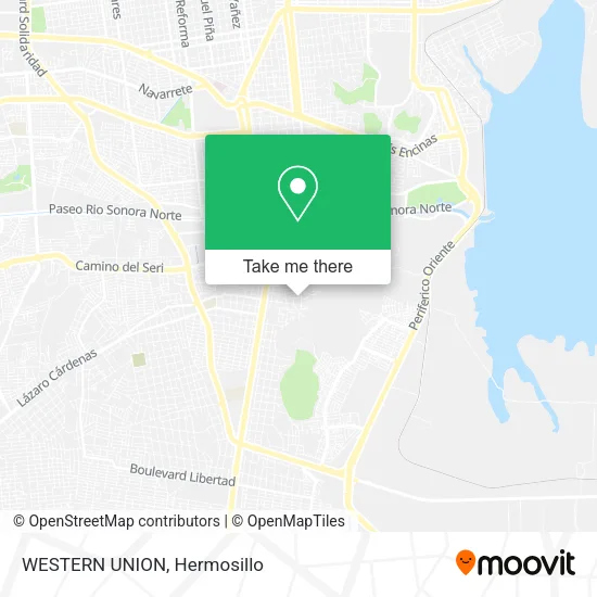WESTERN UNION map