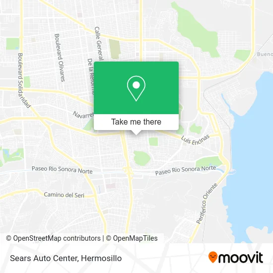 Sears Auto Center map