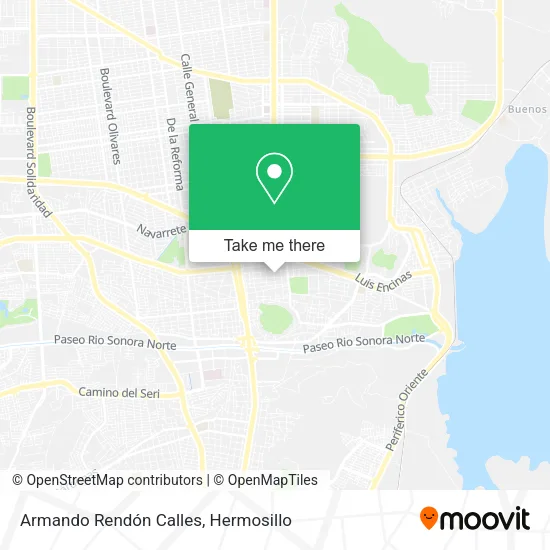 Armando Rendón Calles map