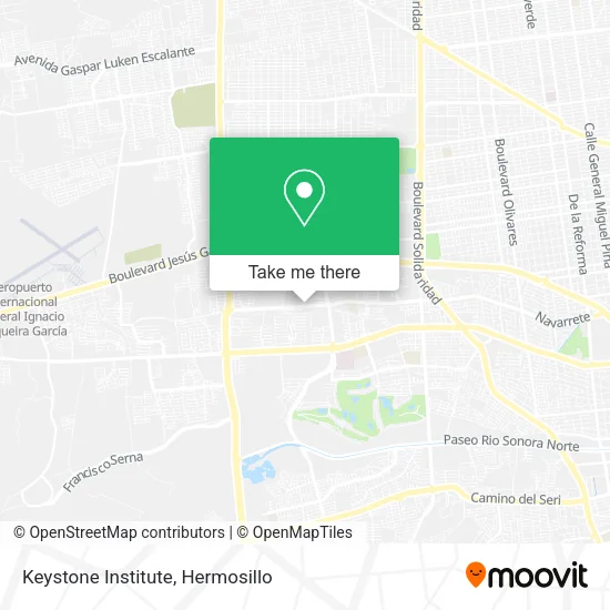 Mapa de Keystone Institute