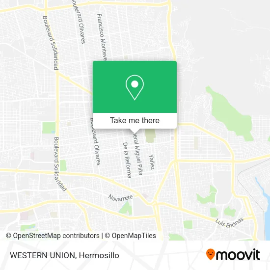 WESTERN UNION map