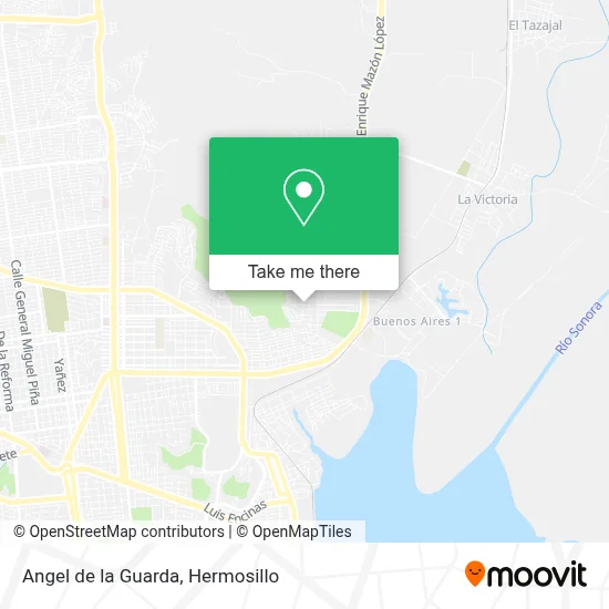 Angel de la Guarda map