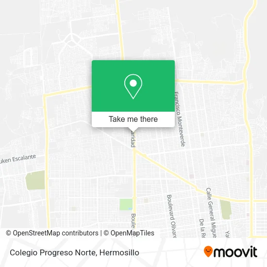 Colegio Progreso Norte map