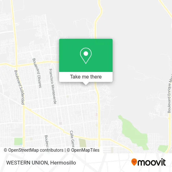 WESTERN UNION map