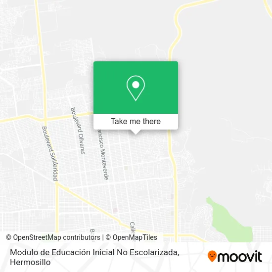 Modulo de Educación Inicial No Escolarizada map