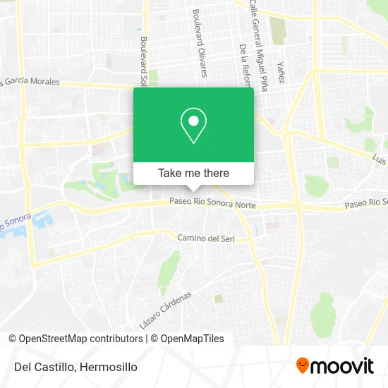 Del Castillo map