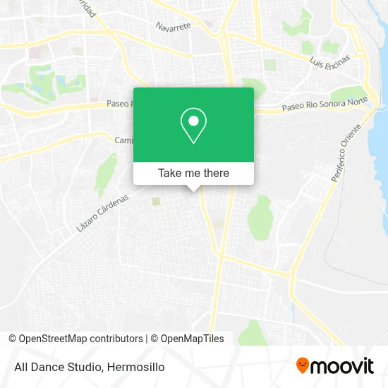All Dance Studio map