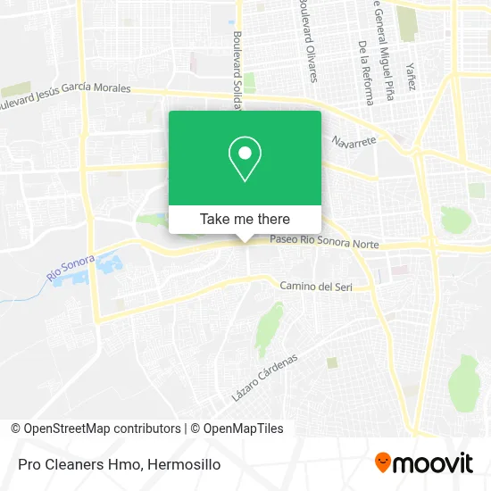 Pro Cleaners Hmo map