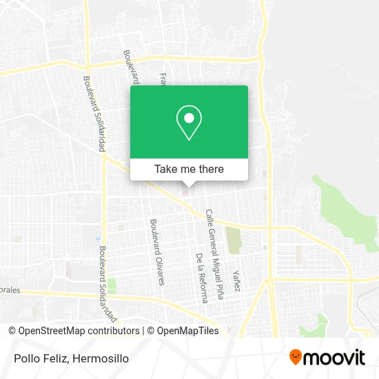 Pollo Feliz map