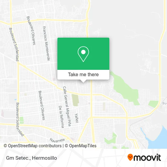 Gm Setec. map