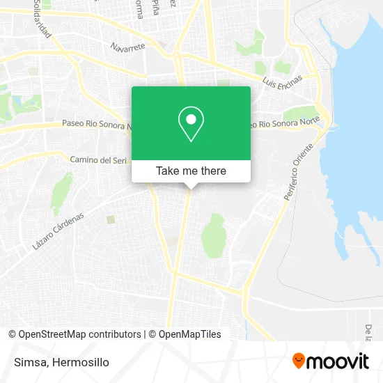 Simsa map