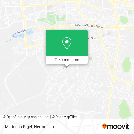 Mariscos Rigel map