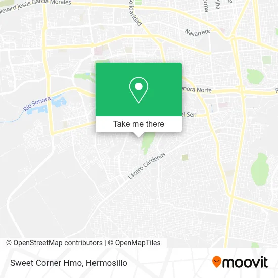 Sweet Corner Hmo map