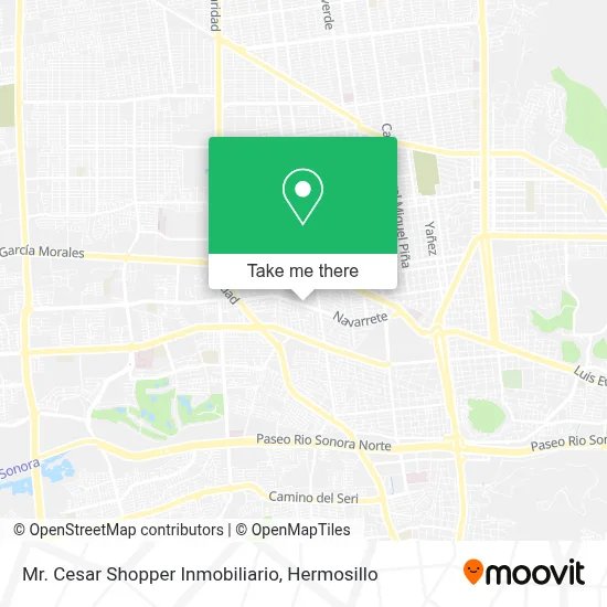 Mr. Cesar Shopper Inmobiliario map